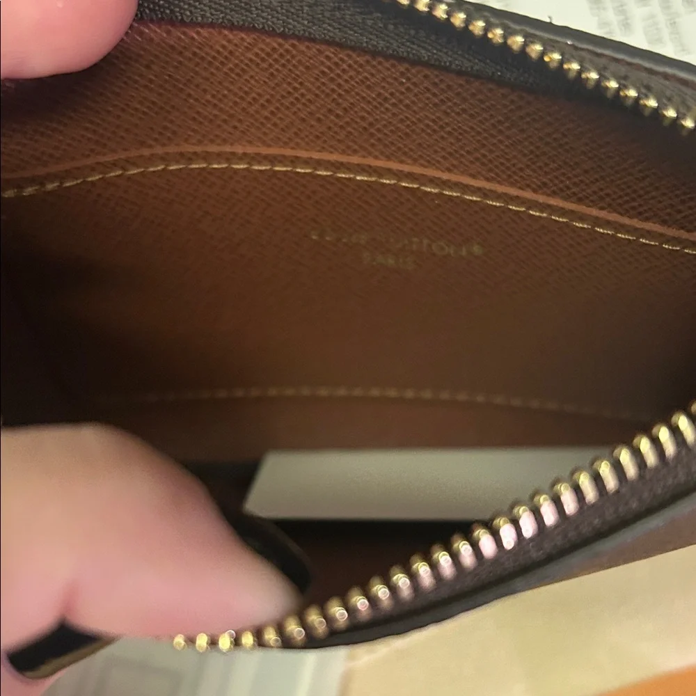 Louis Vuitton Brown Monogram Keychain Wallet Card Holder - Picture 3 of 5